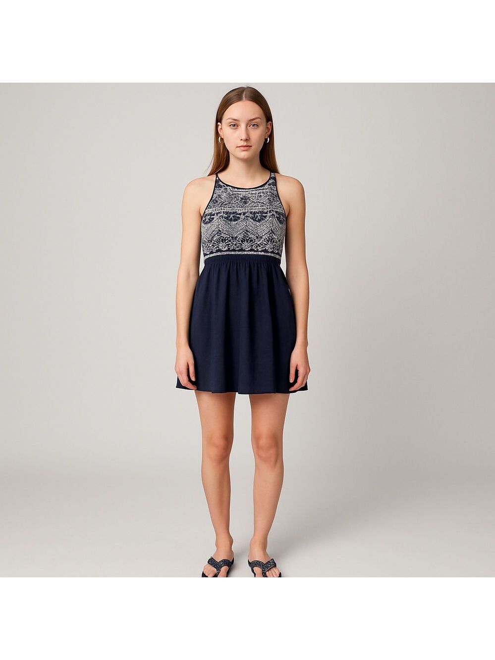 Solitaire Black Open Back Dress